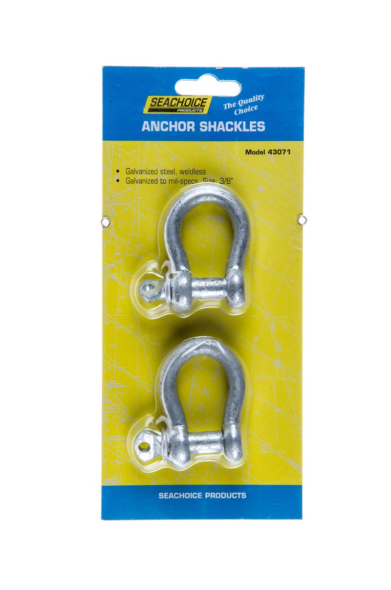 Seachoice Galvanized Steel Anchor Shackles, 3/8 In. - Image 4